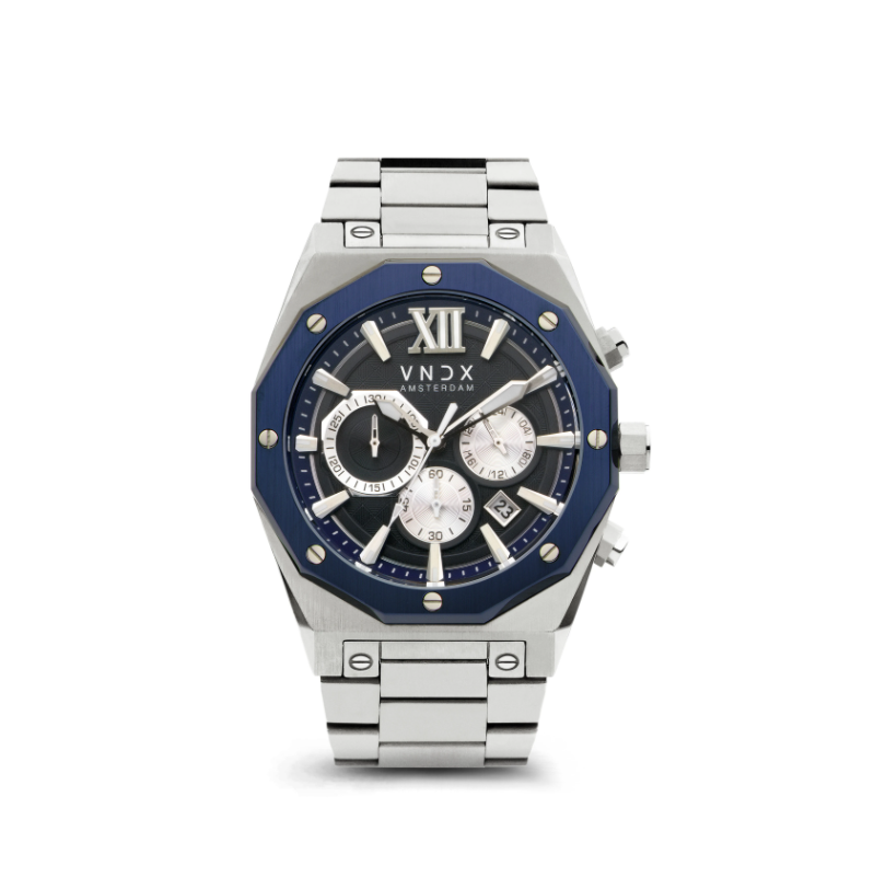 VNDX | Wise Man Staal Zilver Blauw